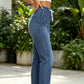 Pantaloni de jogging casual din denim, cu șnur, pentru femei