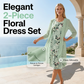 Set din două piese pentru femei: rochie elegantă din șifon și cardigan