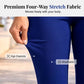 Pantaloni capri elastici cu efect de modelare a taliei – talie înaltă, elasticitate în 4 direcții, detalii elegante 🌼