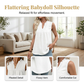 👚Bluză fără mâneci cu buline – decolteu în V din dantelă, cu volane, croială babydoll 🌼