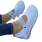 Adidași cu platformă și talpă antiderapantă din plasă respirabilă pentru femei