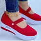 Adidași cu platformă și talpă antiderapantă din plasă respirabilă pentru femei
