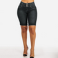 🌺Reduceri de vară 👖✨Pantaloni scurți din denim elastic cu talie înaltă pentru femei