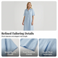 Rochie din amestec de in