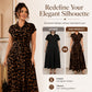 Rochie elegantă pentru femei cu revere și imprimeu leopard🐆👗