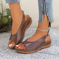 👡☁️ Sandale vintage pentru femei, cu vârful deschis, confortabile (EU 36-43) 👗
