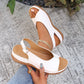 👡☁️ Sandale vintage pentru femei, cu vârful deschis, confortabile (EU 36-43) 👗