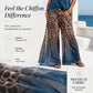 👗Set pentru femei compus din un top fără mâneci cu gât halter și pantaloni cu imprimeu leopard – Set cu pantaloni lungi
