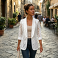 👗Blazer elegant din dantelă cu imprimeu floral pentru femei