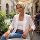 👗Blazer elegant din dantelă cu imprimeu floral pentru femei