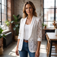 👗Blazer elegant din dantelă cu imprimeu floral pentru femei