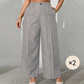 Pantaloni de costum cu talie înaltă pentru femei