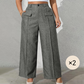 Pantaloni de costum cu talie înaltă pentru femei