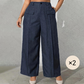 Pantaloni de costum cu talie înaltă pentru femei