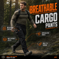 Pantaloni cargo elastici și respirabili pentru bărbați