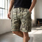 Pantaloni scurți cargo casual pentru bărbați, cu croială lejeră