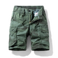 Pantaloni scurți cargo casual pentru bărbați, cu croială lejeră