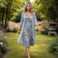 Rochie midi cu imprimeu floral pentru femei
