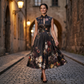 Rochie elegantă fără mâneci, cu imprimeu floral, pentru femei🐦‍🔥👗