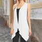 👗✨Cardigan casual fără mâneci, cu drapaj, pentru femei – O piesă chic de vară 🔥