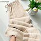 🌸Pantaloni de casă din bumbac cu talie elastică pentru femei