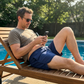 Șorturi de plajă de vară pentru bărbați, cu uscare rapidă