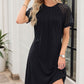 Rochie elegantă pentru femei, cu mâneci decupate din dantelă