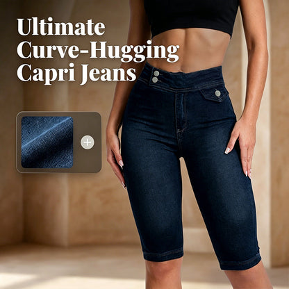 Blugi capri skinny pentru femei