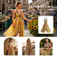 🏵️Noutăți💕Rochie maxi boho cu decolteu adânc în V și gât halter pentru femei