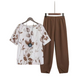 Set de tricouri cu imprimeu, confortabil