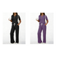 Set de 2 piese: Top și Pantaloni Tricotați cu Nervuri pentru Femei