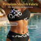 🌺👙 Bikini din două piese, cu imprimeu și efect de modelare –🌊 pernițe detașabile, talie înaltă care acoperă abdomenul –  plată la livrare💕