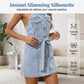 Rochie din denim care subliniază talia
