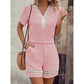 🌸 Set Damă Tricou cu Mâneci Scurte & Pantaloni Scurți