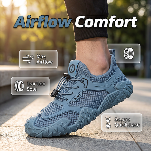 👟 Pantofi de condus din plasă respirabilă pentru bărbați – Ușori, antiderapanti și confort răcoritor pentru condus, mers pe jos și purtare zilnică 💨