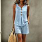 ☁️Vânzare Fierbinte de Ținute Casual pentru Toate Anotimpurile👖Set de Relaxare din 2 Piese✨Bluză Lejeră și Moale + Pantaloni cu Talie Elastică, Asortare Separabilă Co-ord pentru Zilnic, Sărbători, Birou