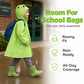 🐸 Poncho de ploaie pentru copii în formă de broască ☔ – Impermeabil, ușor și ușor de pus în rucsac