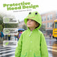 🐸 Poncho de ploaie pentru copii în formă de broască ☔ – Impermeabil, ușor și ușor de pus în rucsac