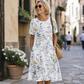 👗 Rochie cu imprimeu floral