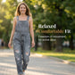Salopetă din denim casual pentru femei, cu efect uzat【CUMPĂRĂ 2, TRANSPORT GRATUIT】