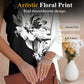 Rochie pentru femei cu un singur umăr, imprimeu floral asimetric