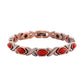 Bratara cu piatra magnetica si finisaj cupru antic