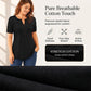 👚✨ Bluză casual cu decolteu în V și pliuri pentru femei