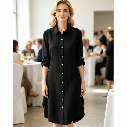 Bluză casual pentru femei, cu mânecă lungă și nasturi 👚 Stil fără efort, confort pe tot parcursul zilei – piesa ta de bază pentru stratificare ✨
