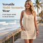 Rochie de vară pentru femei, fără mâneci, cu buzunare