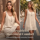 Rochie de vară pentru femei, fără mâneci, cu buzunare