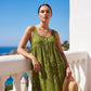Rochie Maxi Casual Fără Mâneci pentru Femei