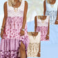 Rochie fără mâneci în stil Boho pentru femei