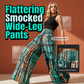 Pantaloni pentru femei, talie înaltă, cu elastic, picior larg 👖 Confort strâns, libertate curgătoare – O potrivire măgulitoare pentru fiecare curbă ✨