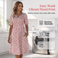 Rochie casual pentru femei cu decolteu în V, imprimeu și buzunare💐👗